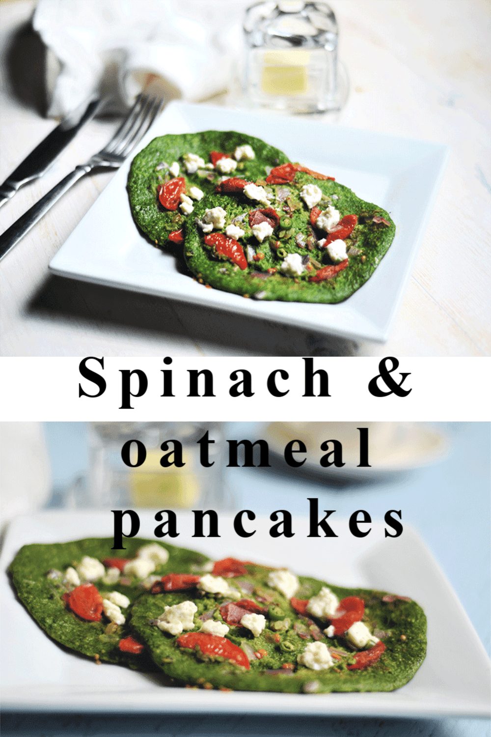 Spinach oatmeal pancake recipe Not A Curry